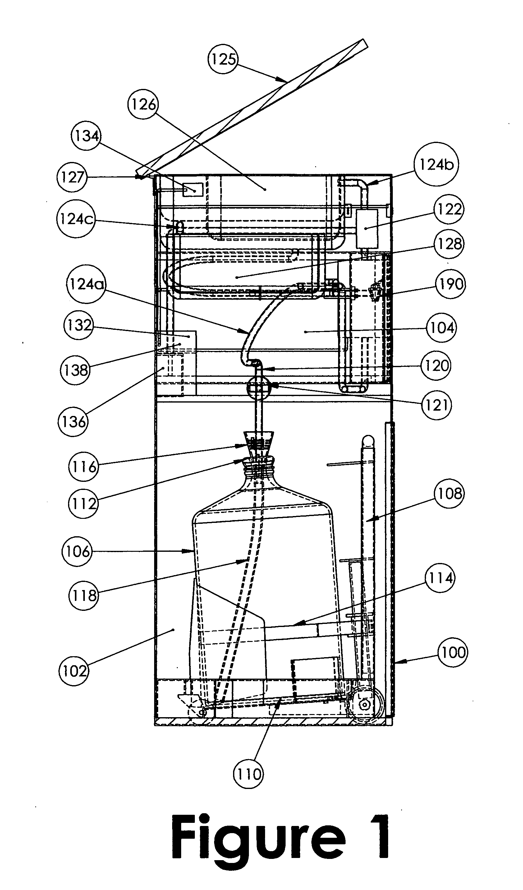 Bottled water dispenser