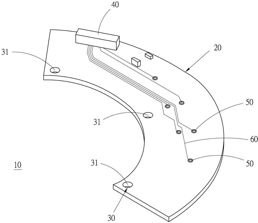 Signal line fixing structure of resolver