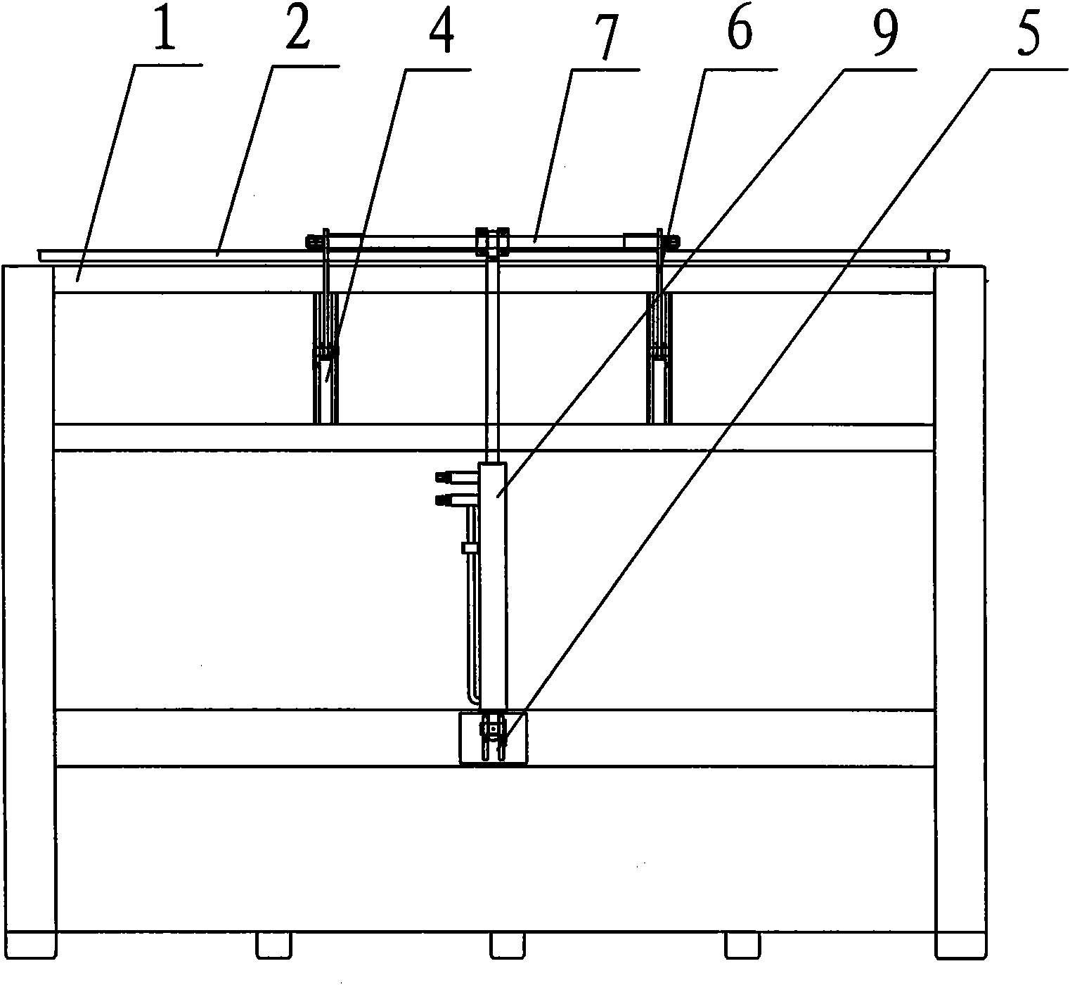 Single-side top cover lifting mechanism of rubbish transfer box