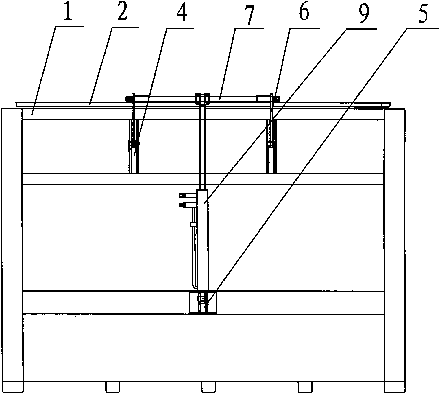 Single-side top cover lifting mechanism of rubbish transfer box