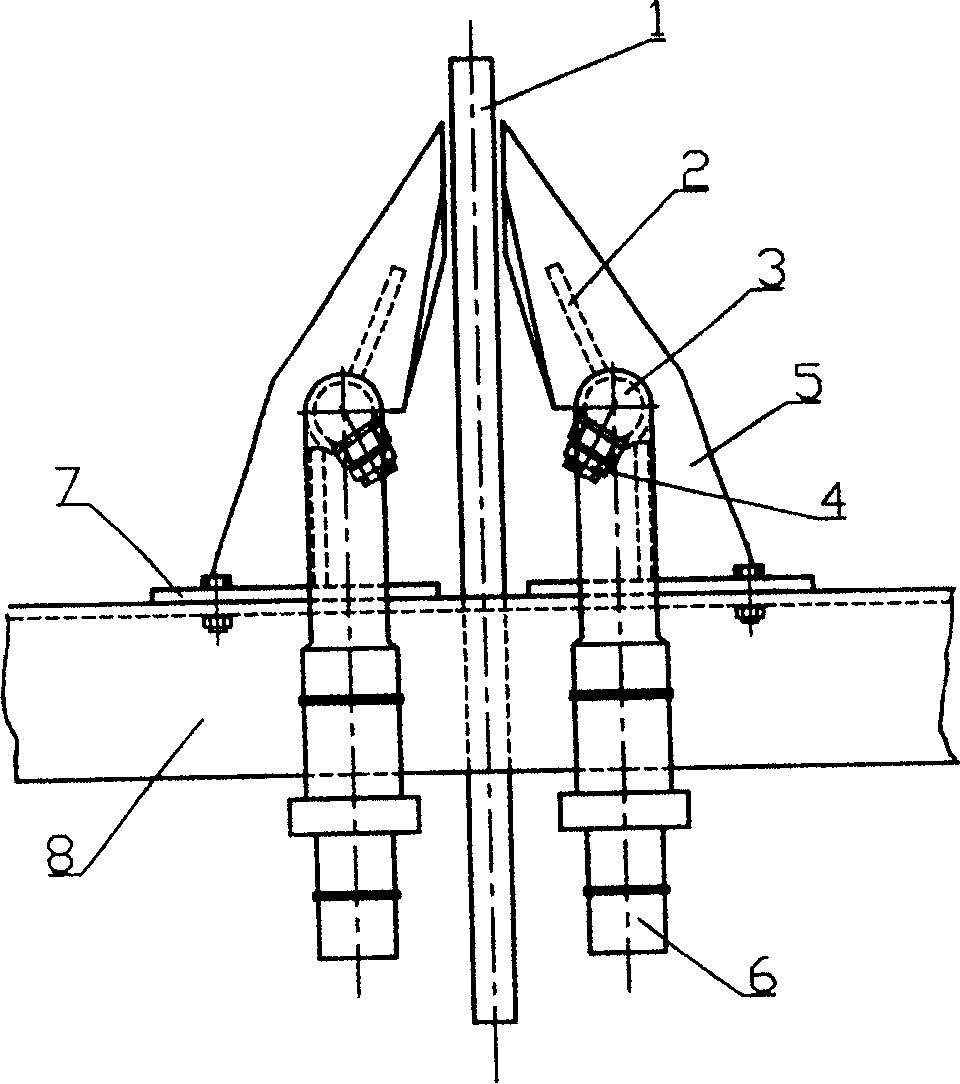 Filter cloth rinser for vacuum filter and pressure filter