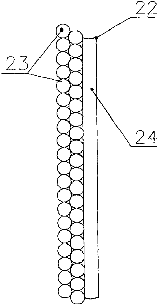 Process for manufacturing continuous non-woven cloth and cross cloth with more than two layers