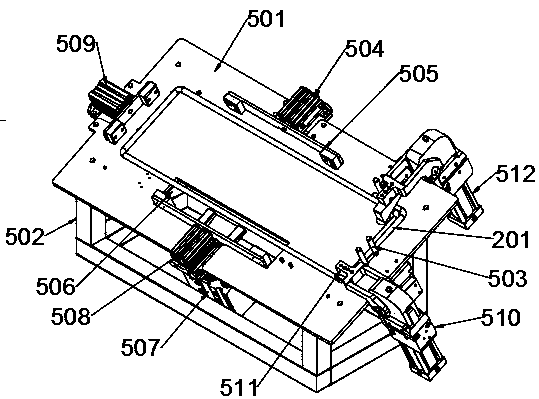 Automatic production line of G-series high-speed train sleeper stirrup