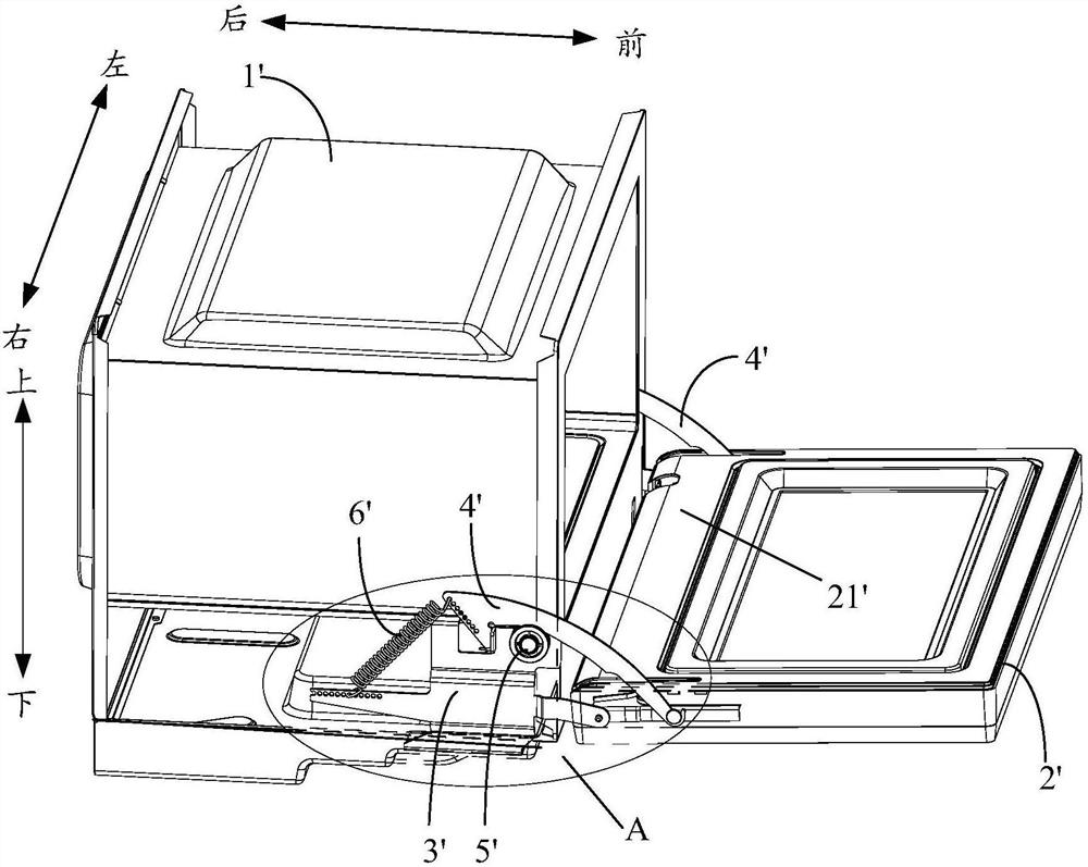 Hinge assembly and cooking device