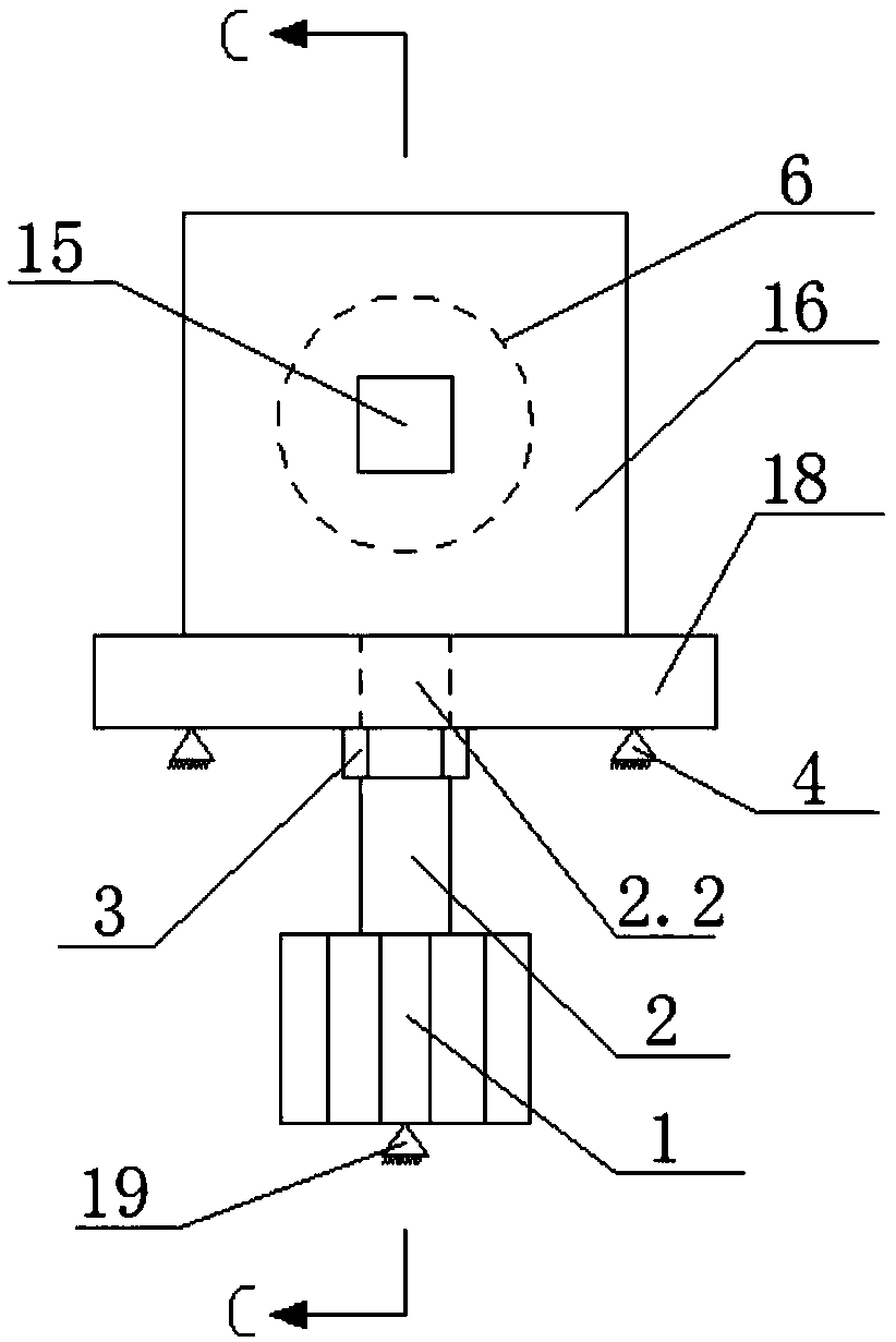 A follow-up displacement self-adjusting tool