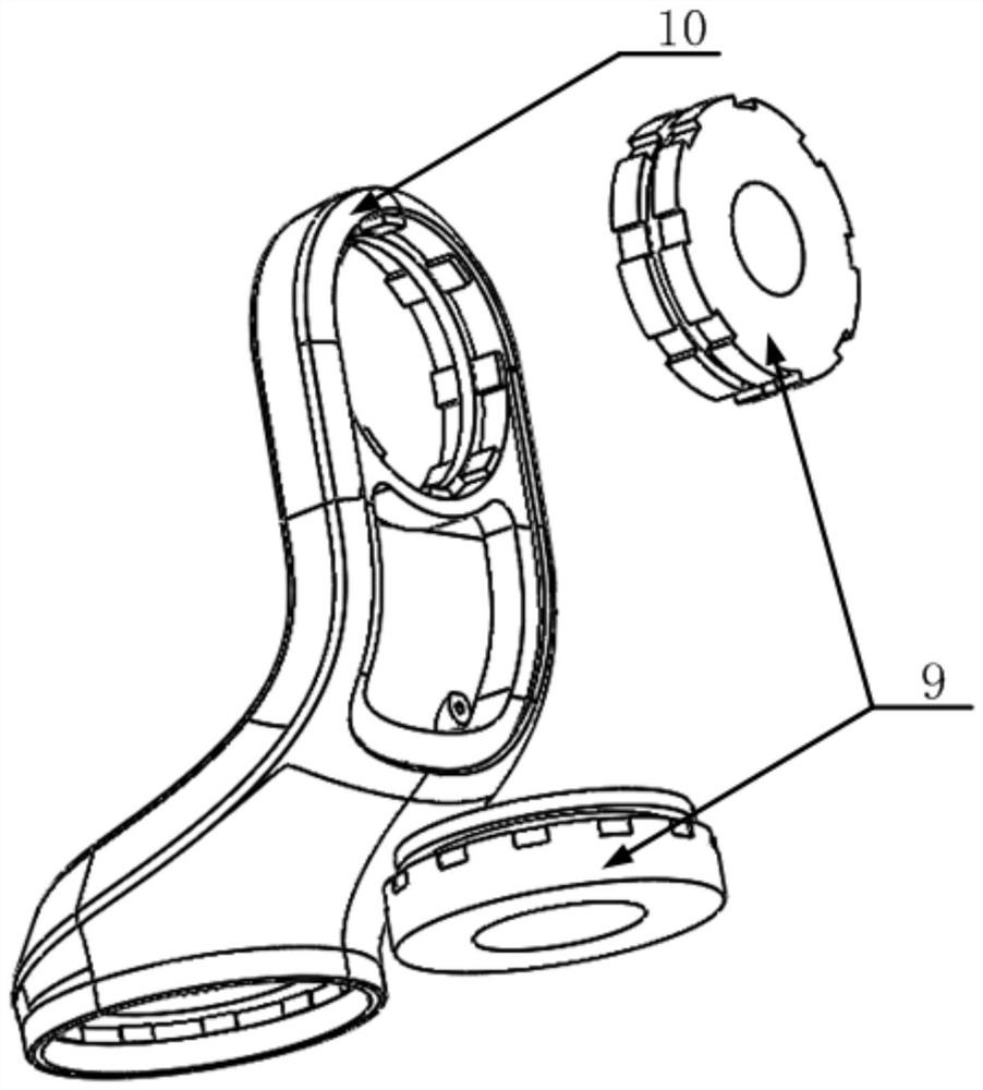 Lightweight mechanical arm and robot with same