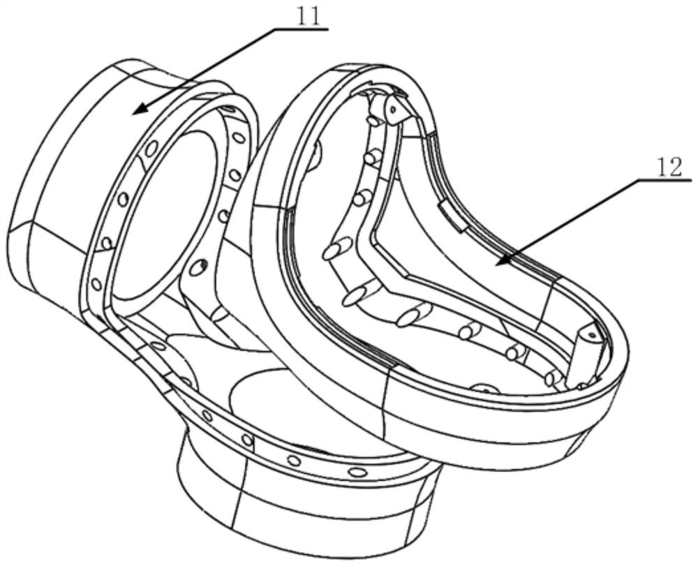 Lightweight mechanical arm and robot with same