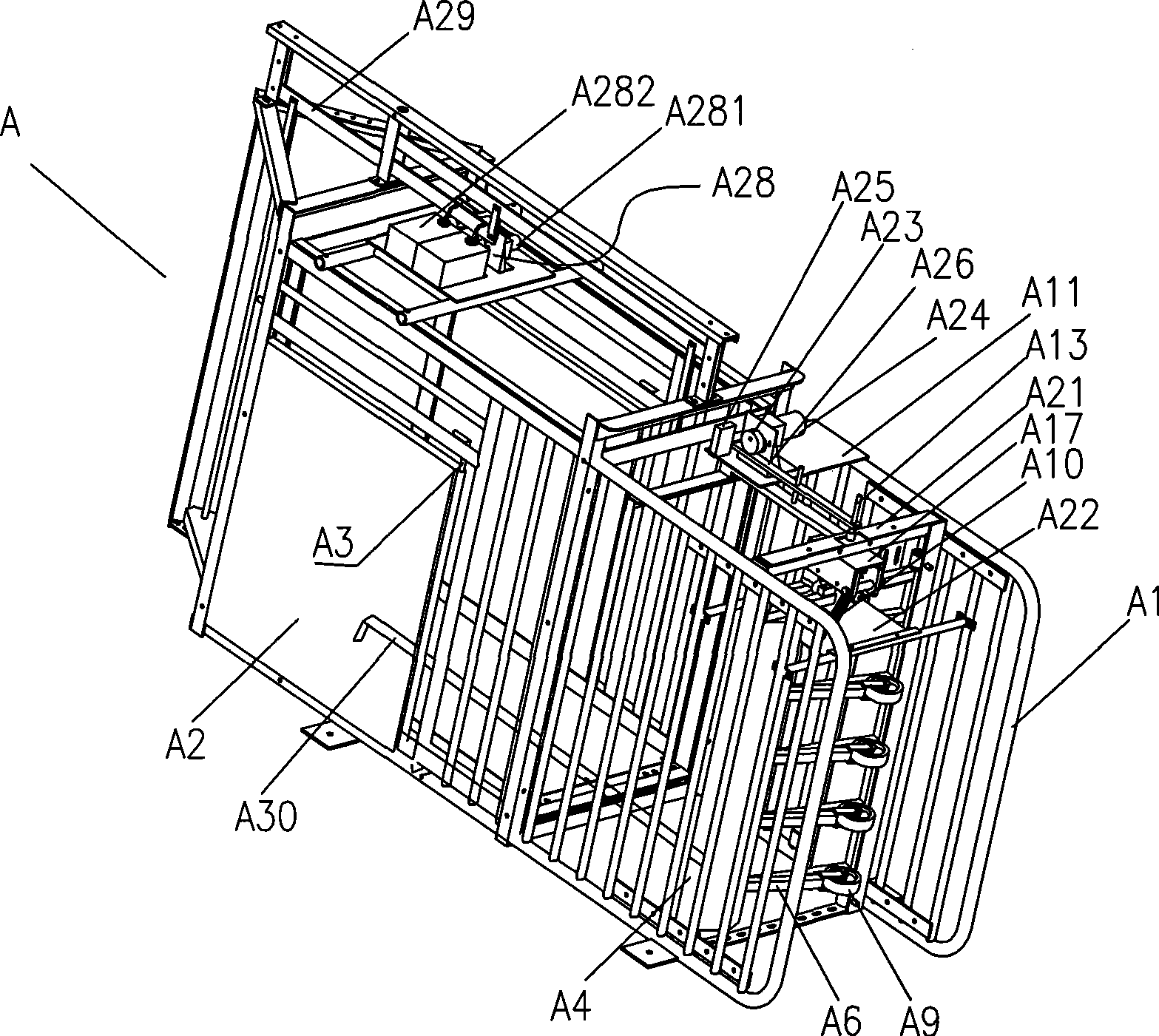 Automatic sow raising method and system in herd