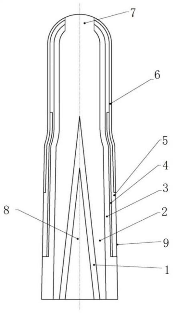 Full-ceramic heating body