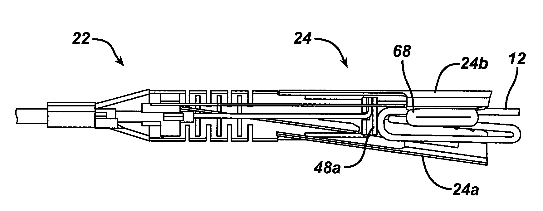 Devices and methods for placing occlusion fasteners