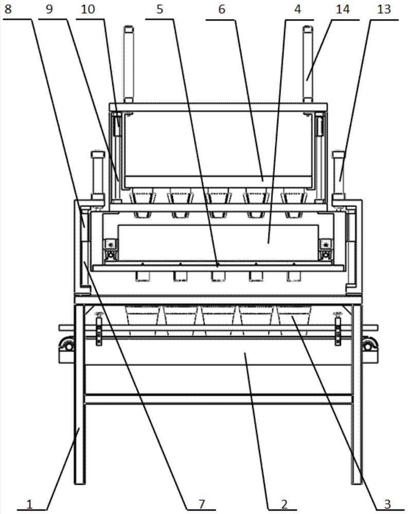 Die flowerpot earthing device