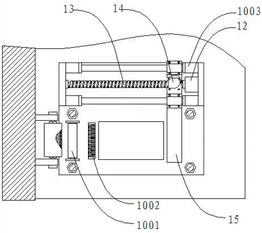 Automatic dry film pressing device for PCB