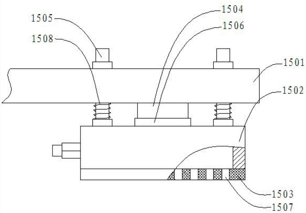 Automatic dry film pressing device for PCB