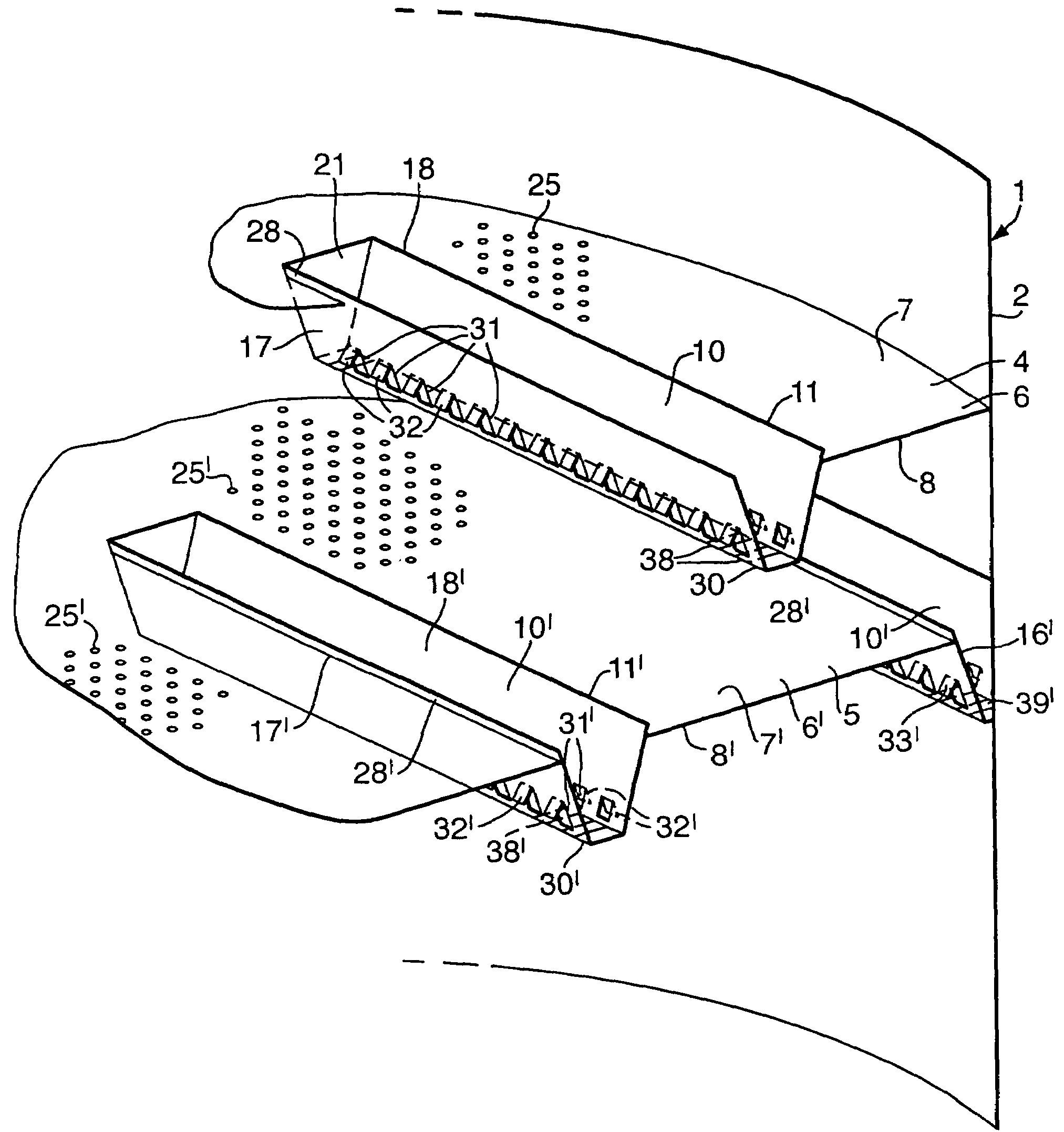 Gas-liquid contacting tray