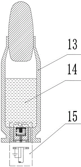 Electrical firing bullet primer with metal fuse