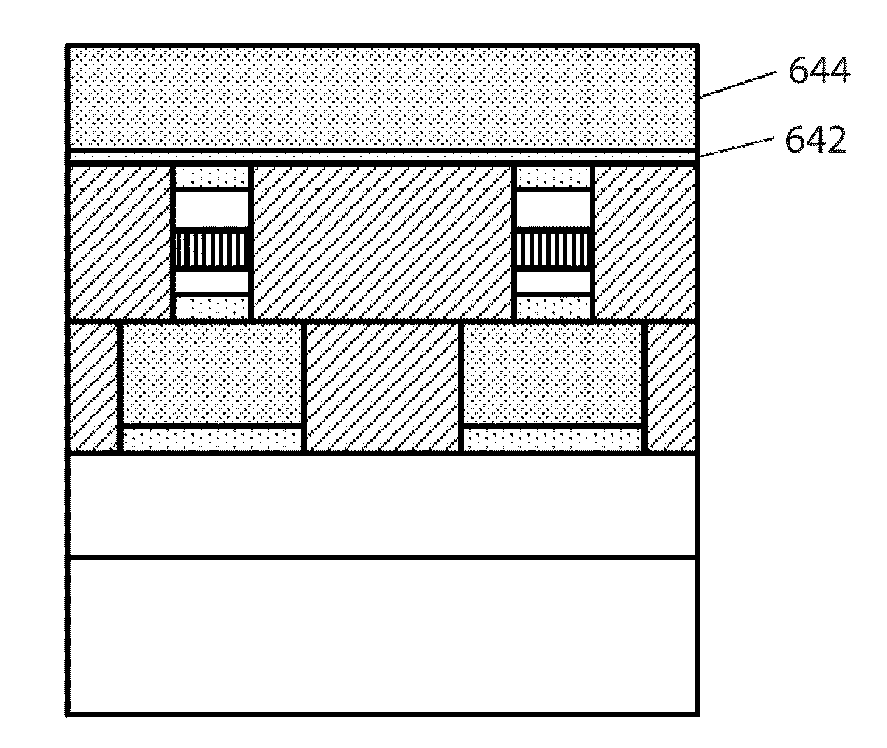 Resistive switching device for a non-volatile memory device