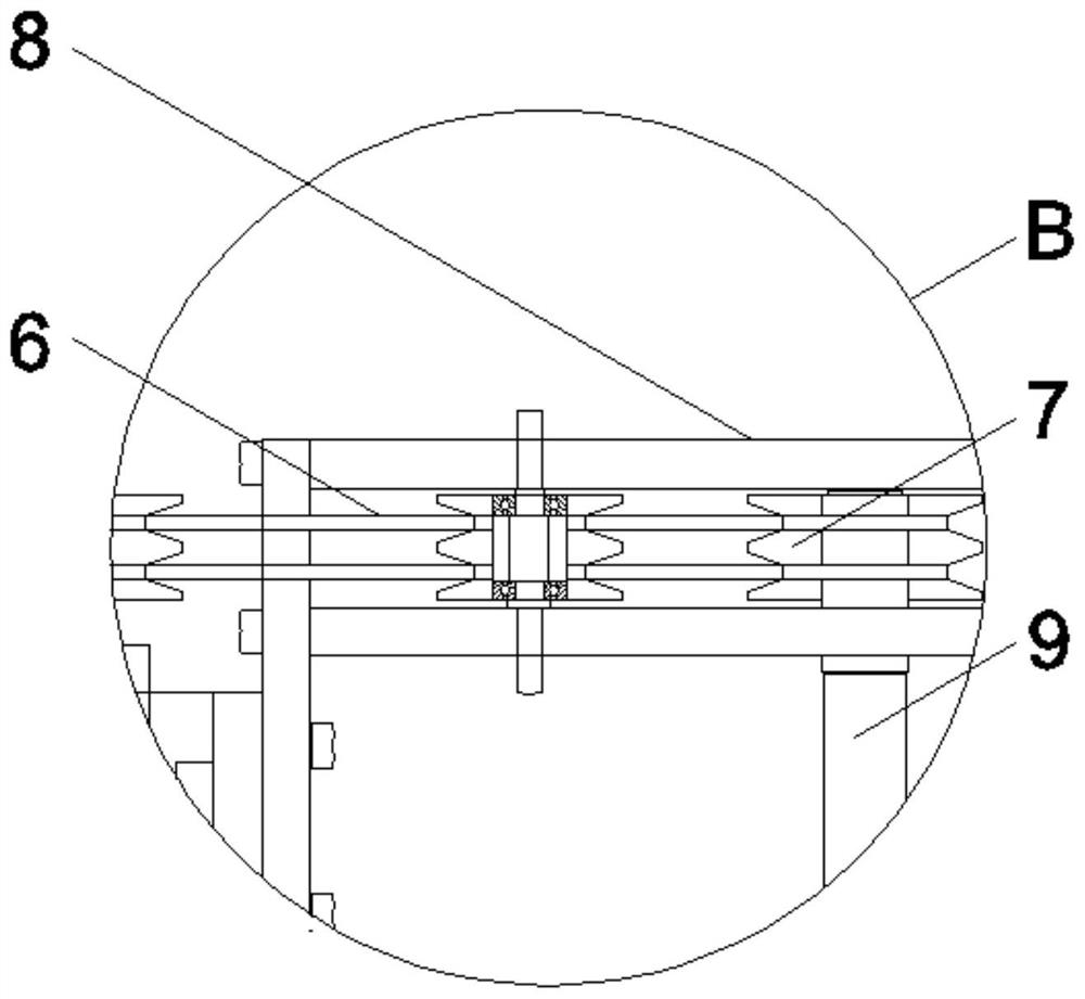 Outboard engine water flow testing device and testing method