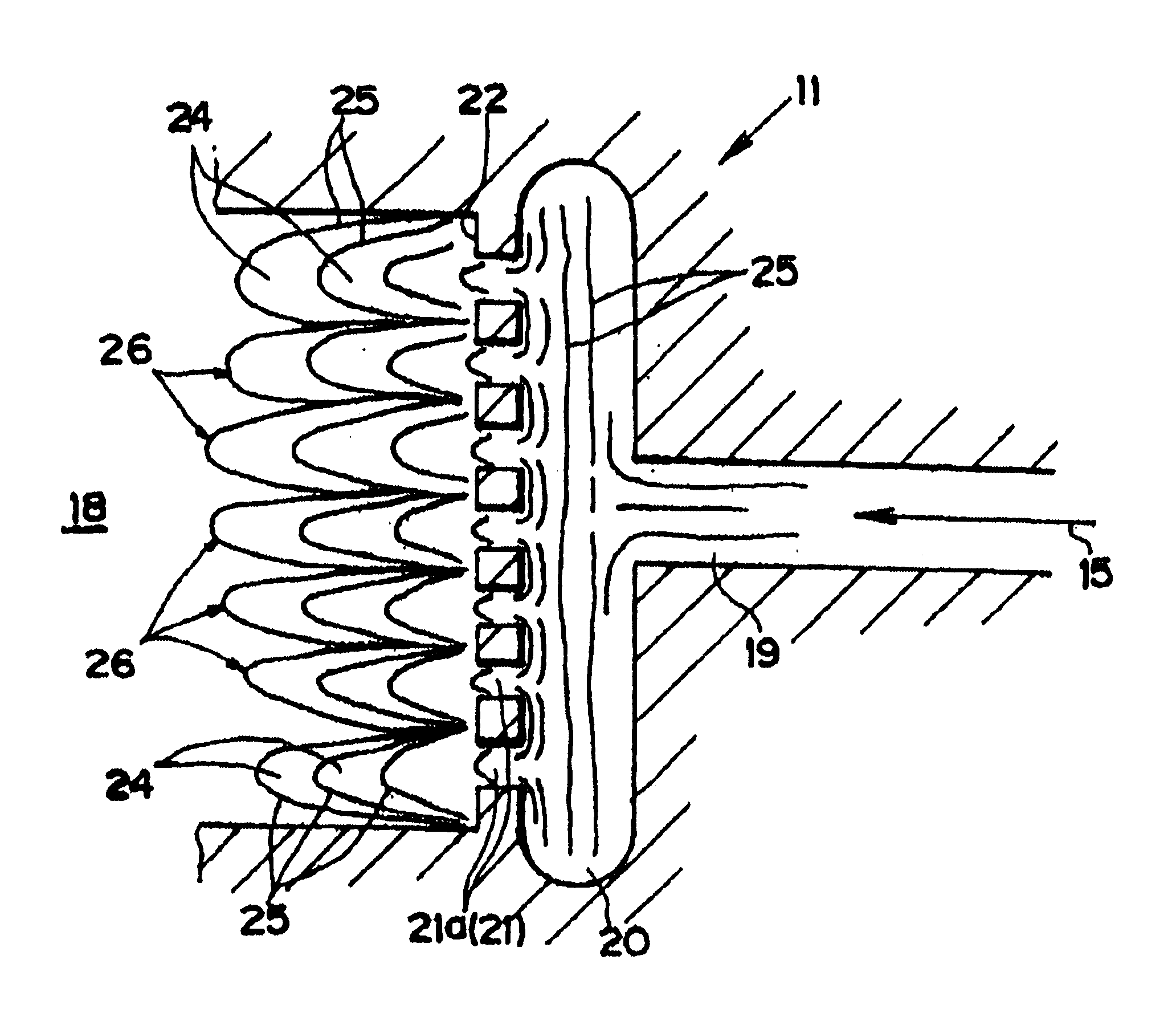 Method for producing an injection molded product with a grained pattern