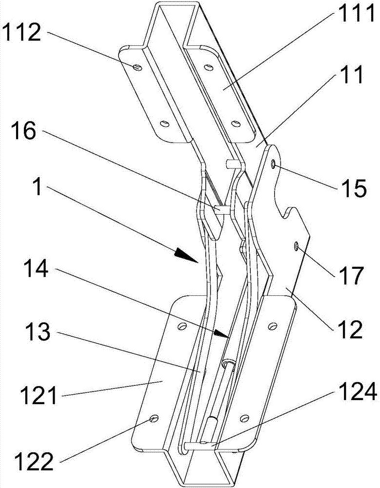 Upper cover damper for washing machine, upper cover slow descent device and washing machine