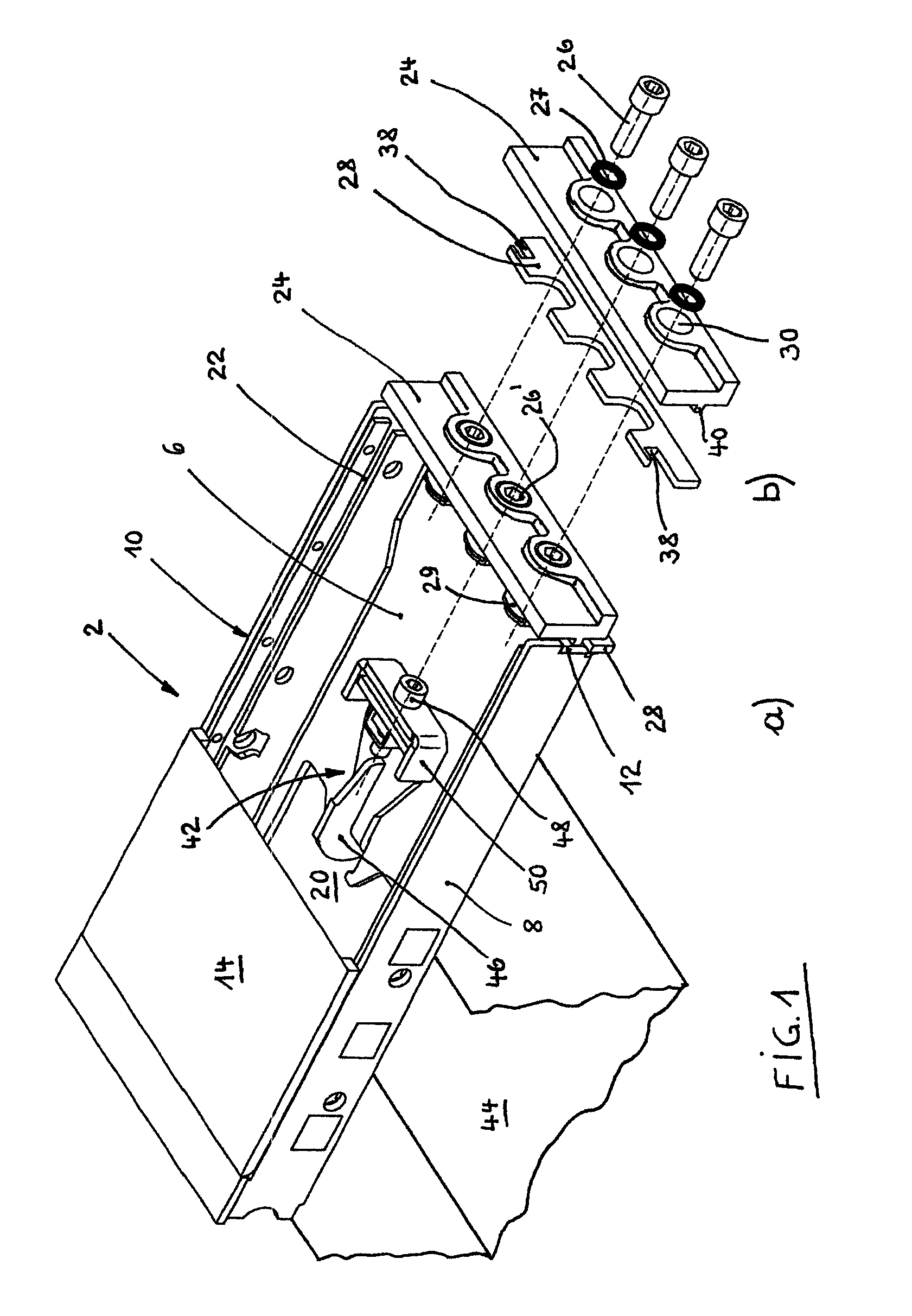 Grate plate arrangement