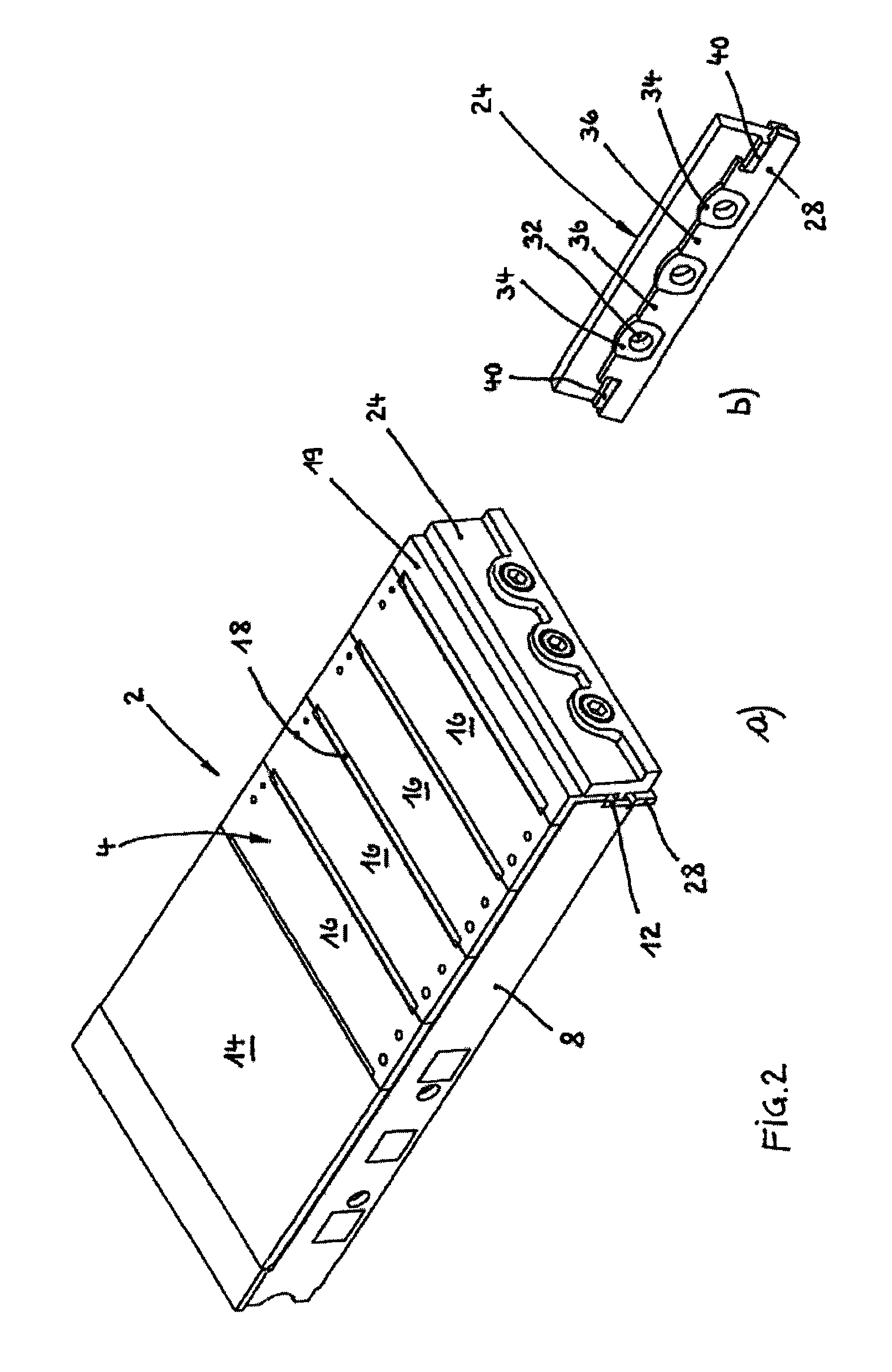 Grate plate arrangement