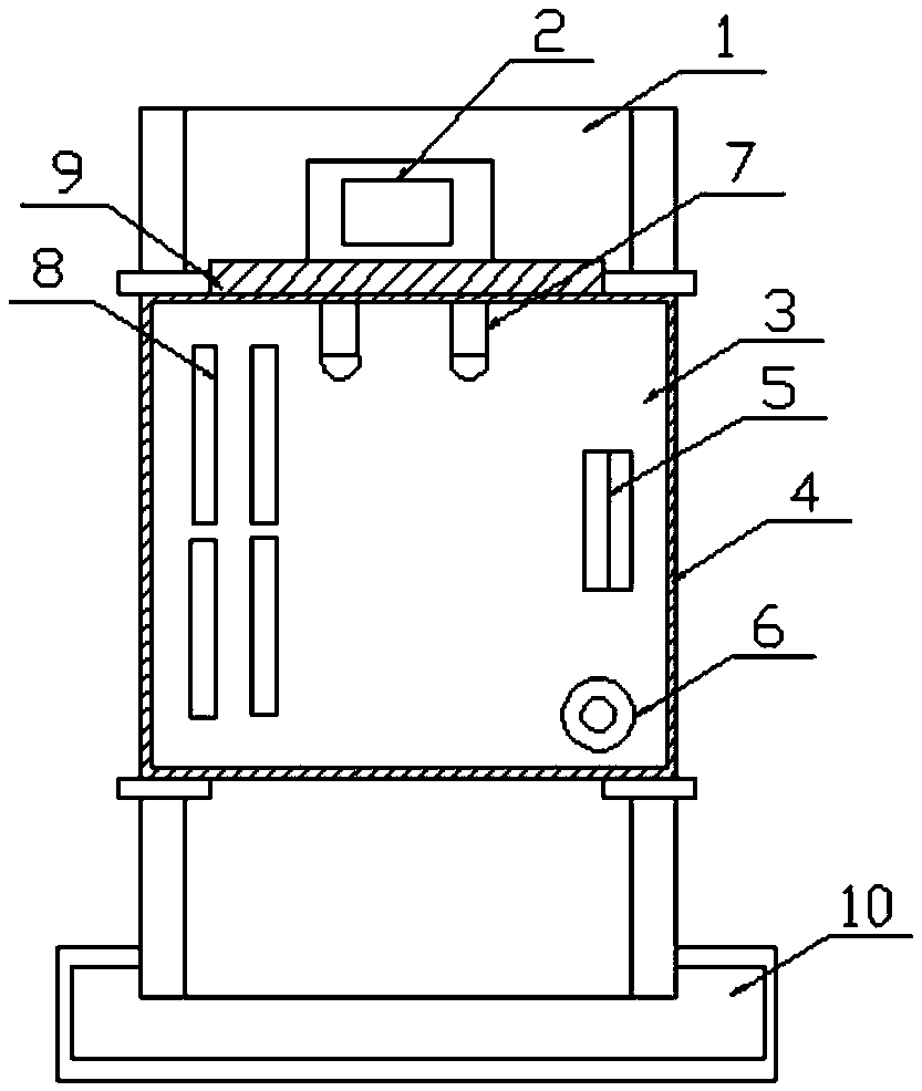 Electrical cabinet capable of ascending and descending