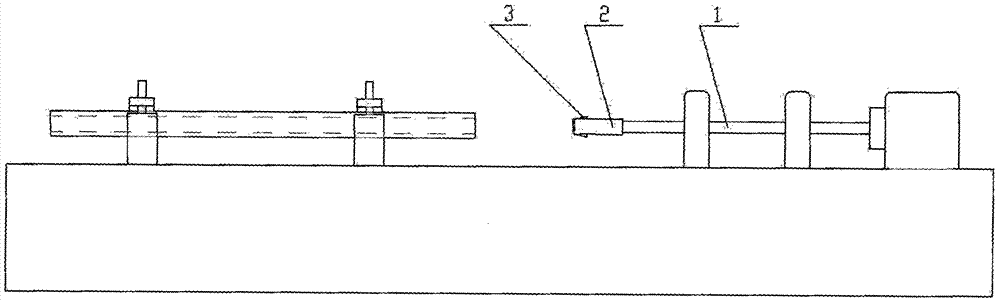 Broaching tool for machining small-caliber gun body tube inner hole rifling