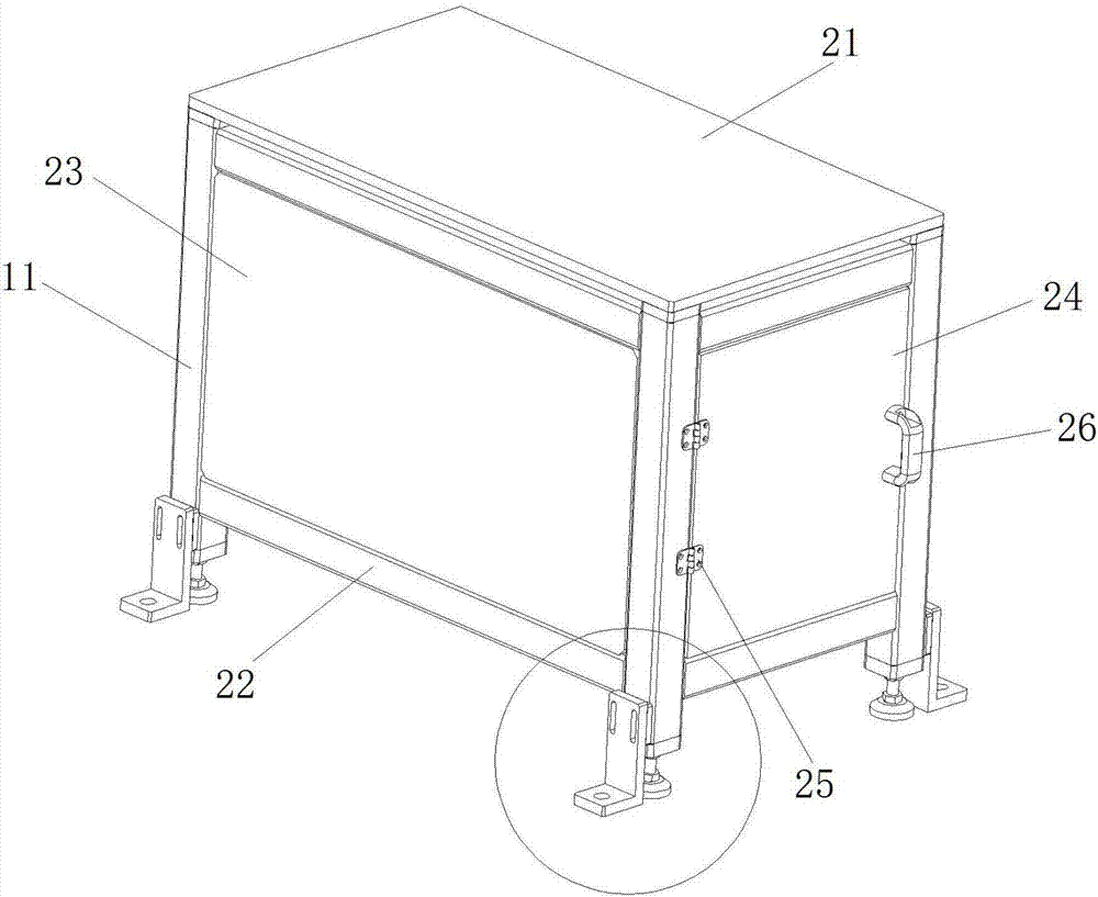 Working table for sintering of lithium battery