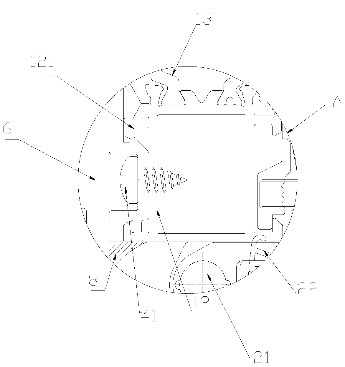 Window casing structure and installation method thereof