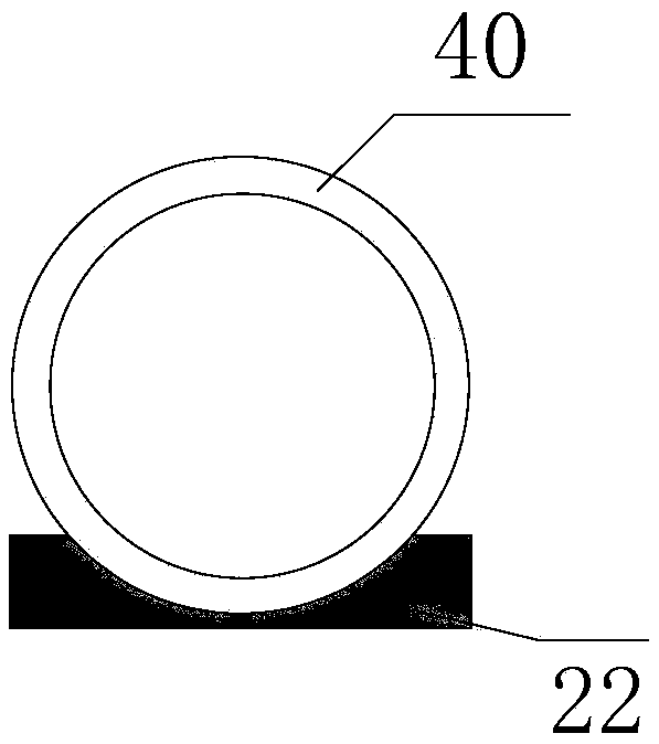 Support system with underground horizontal support and construction method thereof