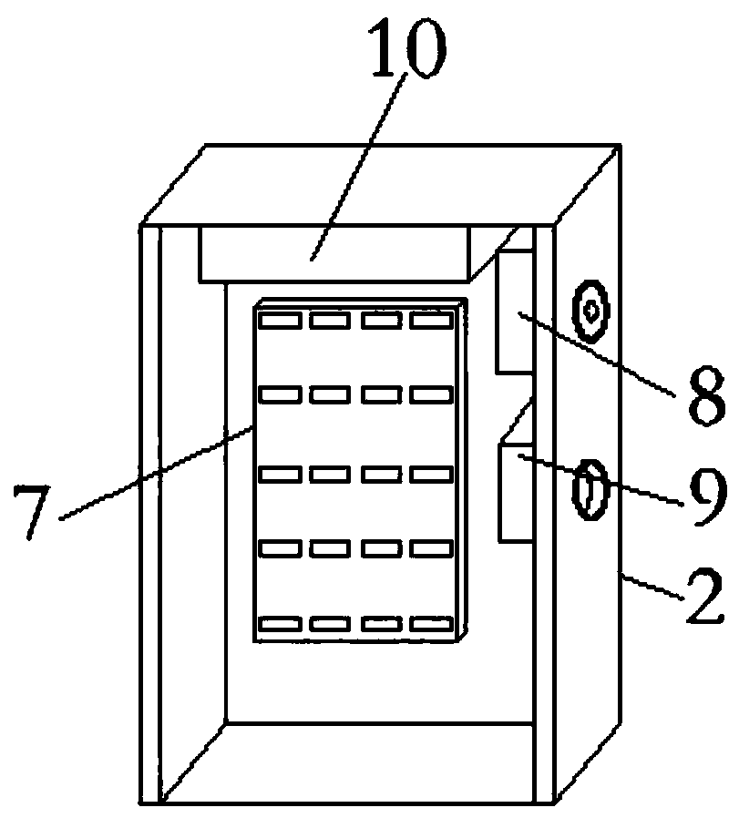 Stabilized voltage supply for lack of electricity of standby battery based on campus production practical training