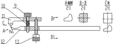 Tokay gecko brain three-dimensional positioning device and positioning method based on quadrate bone and maxillary dental top