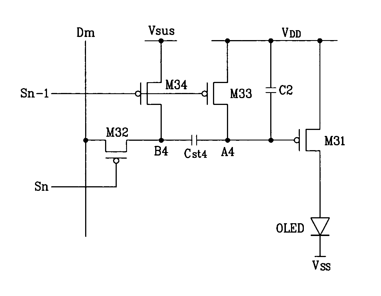 Light emitting display, display panel, and driving method thereof