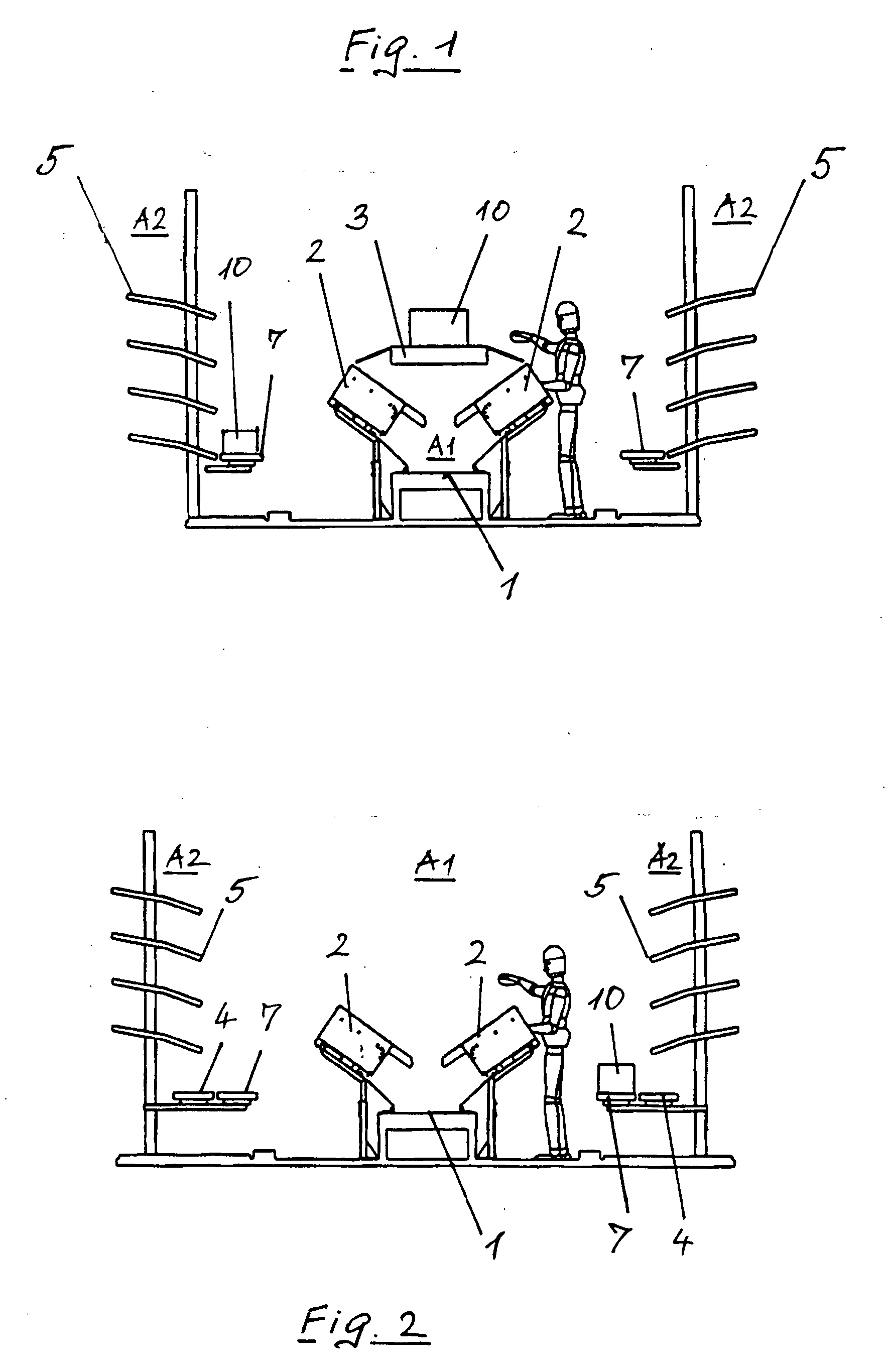 Method and system for commissioning articles which are suitable for a central belt and articles which are not suitable for a central belt