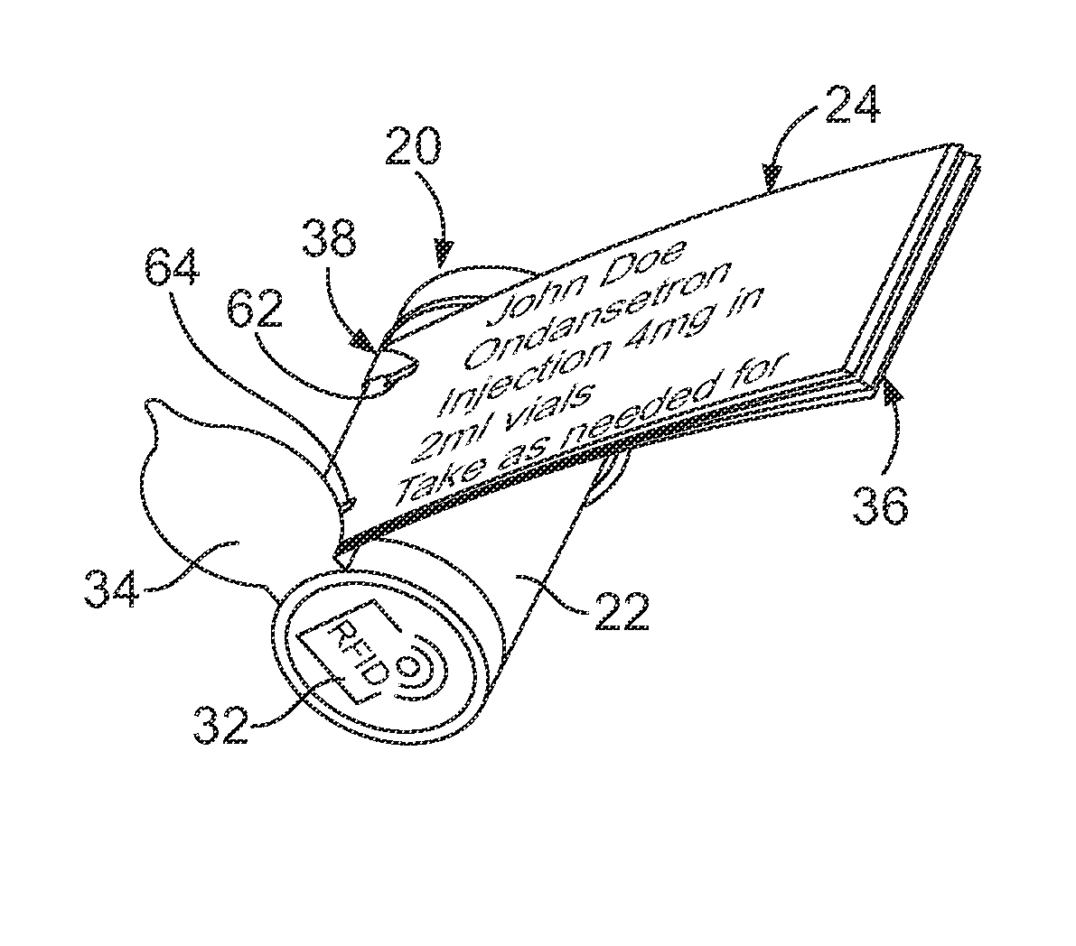 Auxiliary prescription label