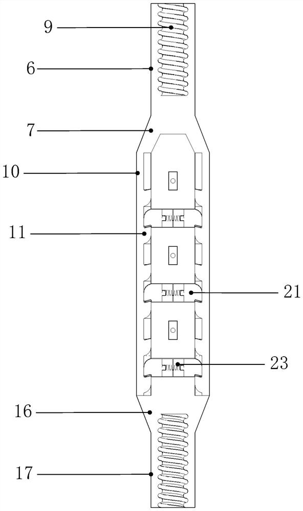 Reinforcing steel bar self-locking connector and self-locking connecting method