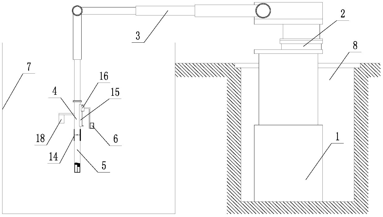 Molten steel sampling instrument and using method thereof