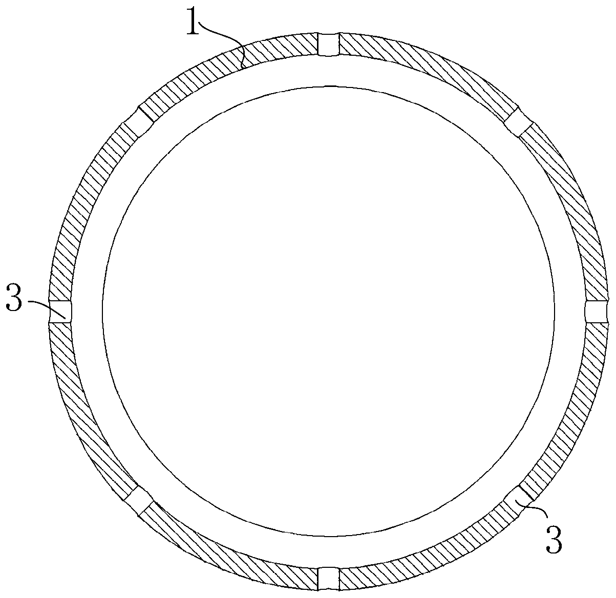 A long nozzle sealing ring