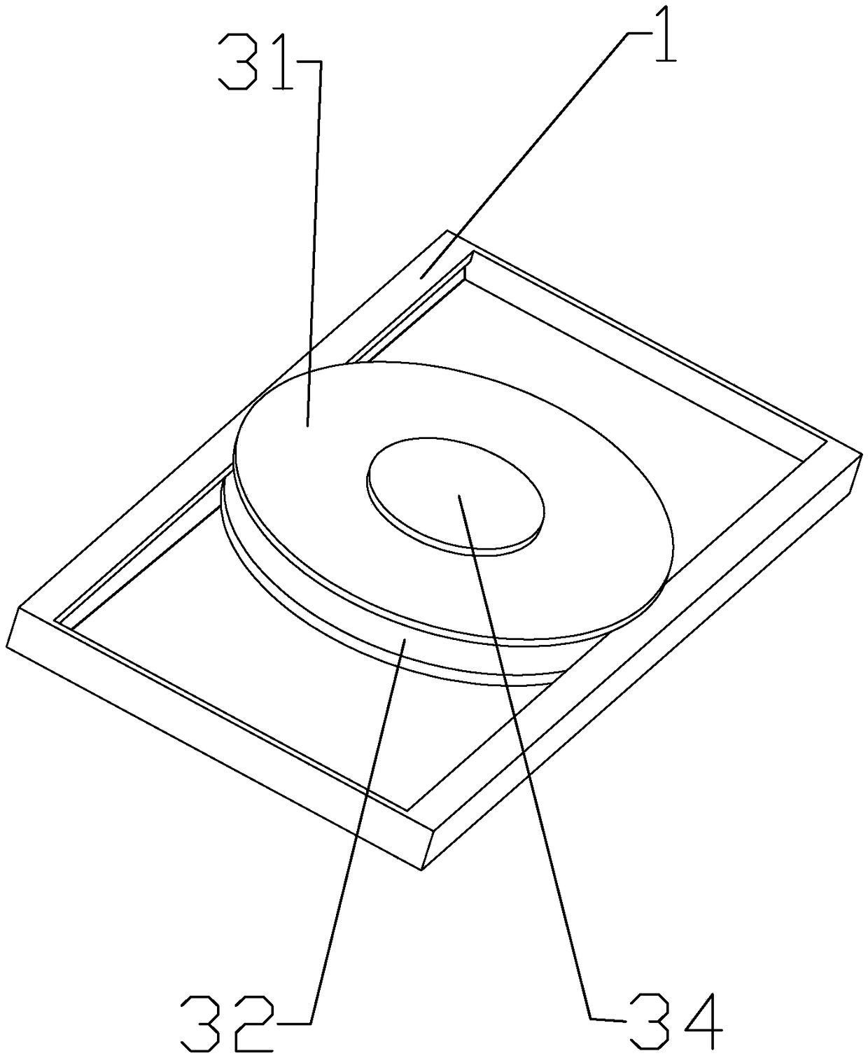 Pulling-resistant friction limiting seismic isolation bearing