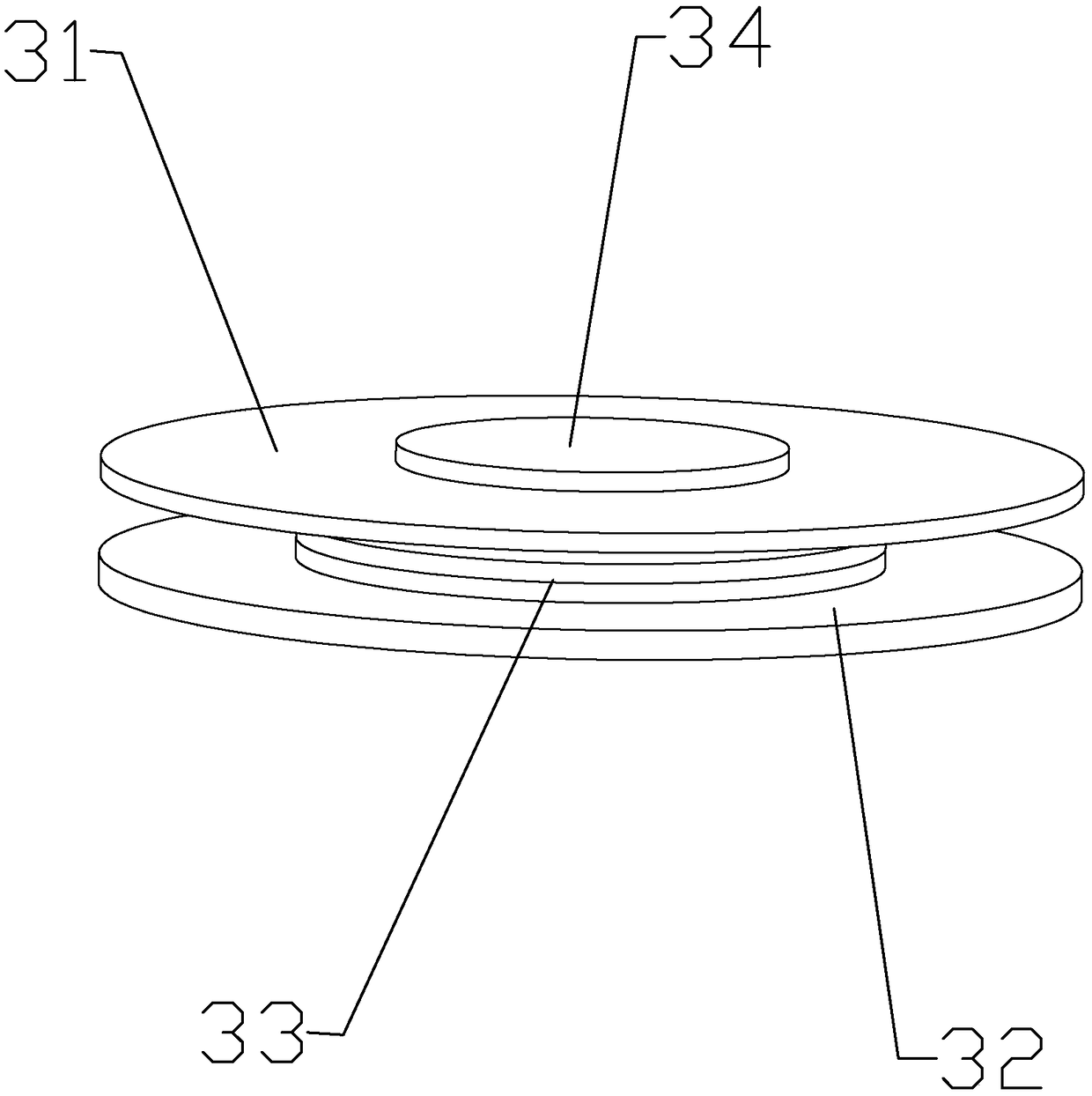 Pulling-resistant friction limiting seismic isolation bearing