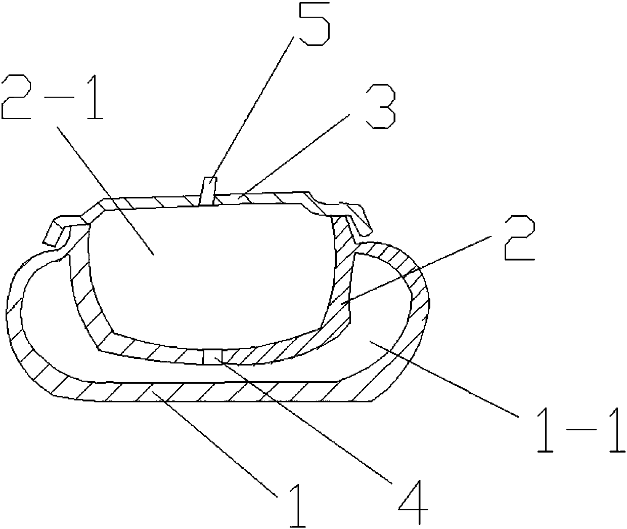 Novel safe anti-blasting tire