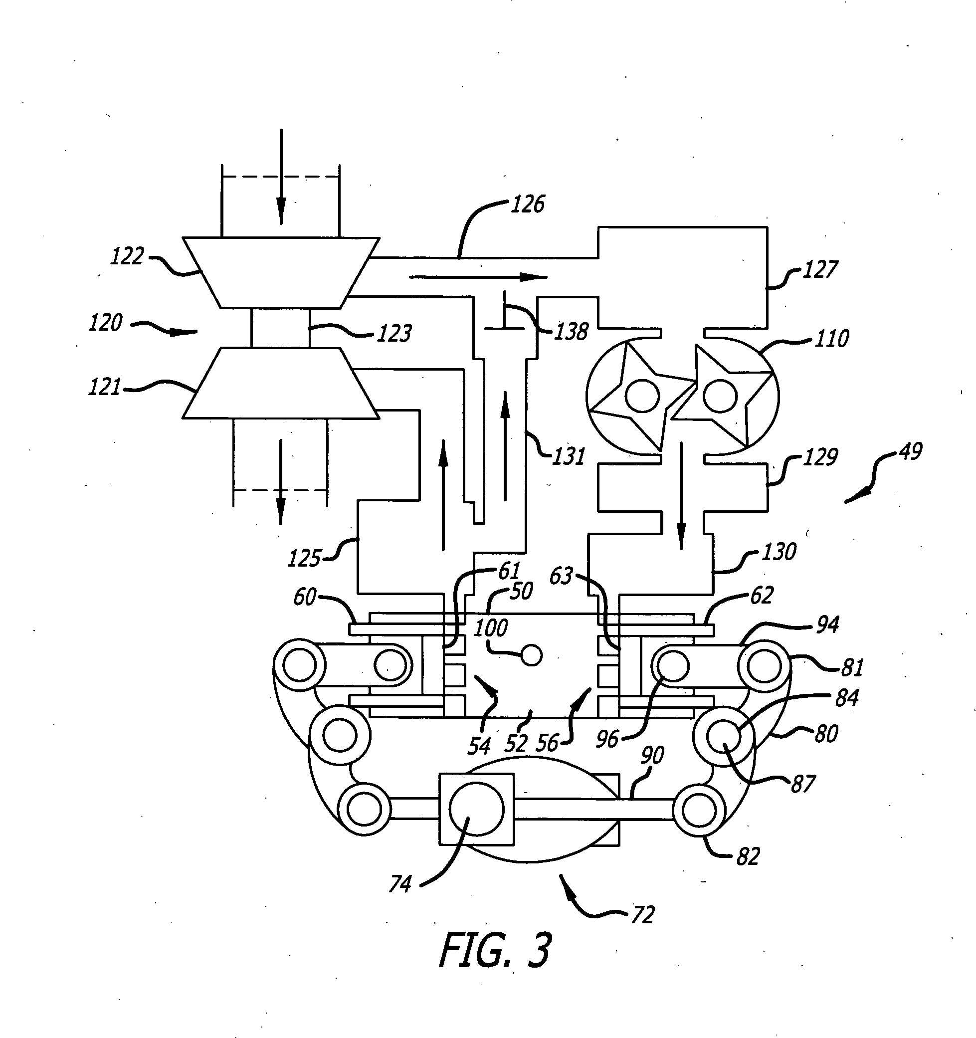 Opposed-piston engine having a single crankshaft coupled to the opposed pistons by linkages with pivoted rocker arms