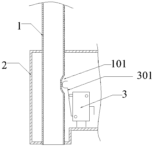 Grass cutter capable of protecting operation and safety switch mechanism thereof