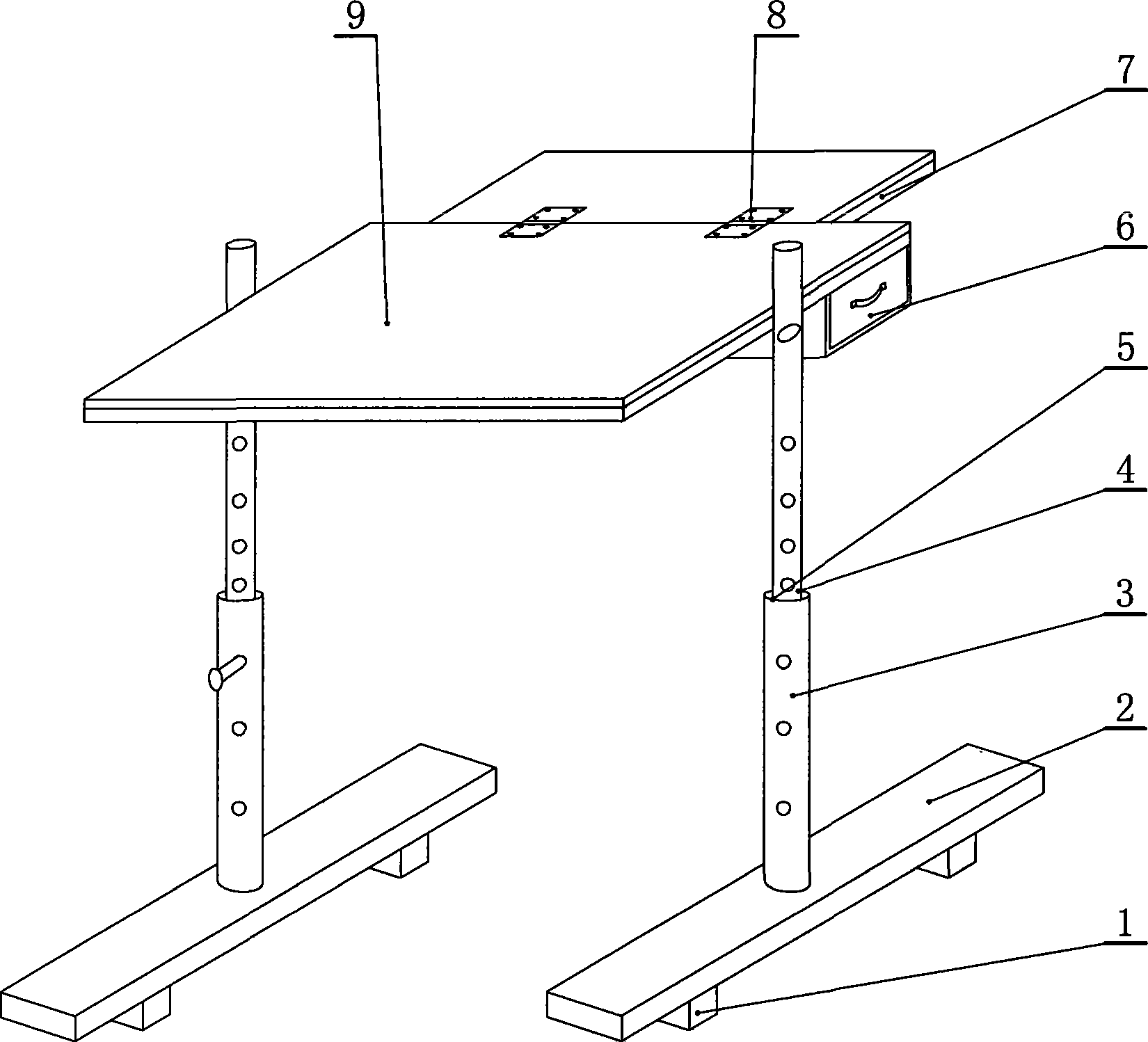 Pneumothorax puncture table