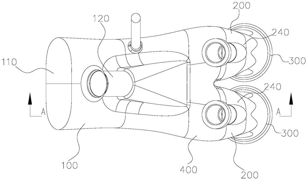 Gasoline engine air inlet channel