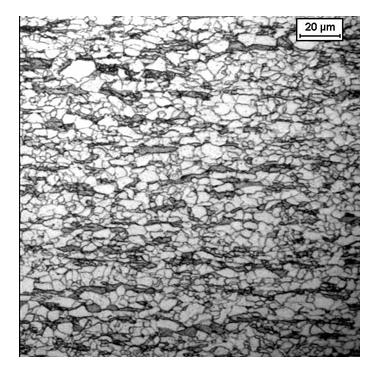 Method for preparing hot-rolled double-phase steel by front super-quick cooling process