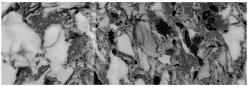 Stereo-positioning effect dry granule complete-polished ceramic brick and preparation method thereof