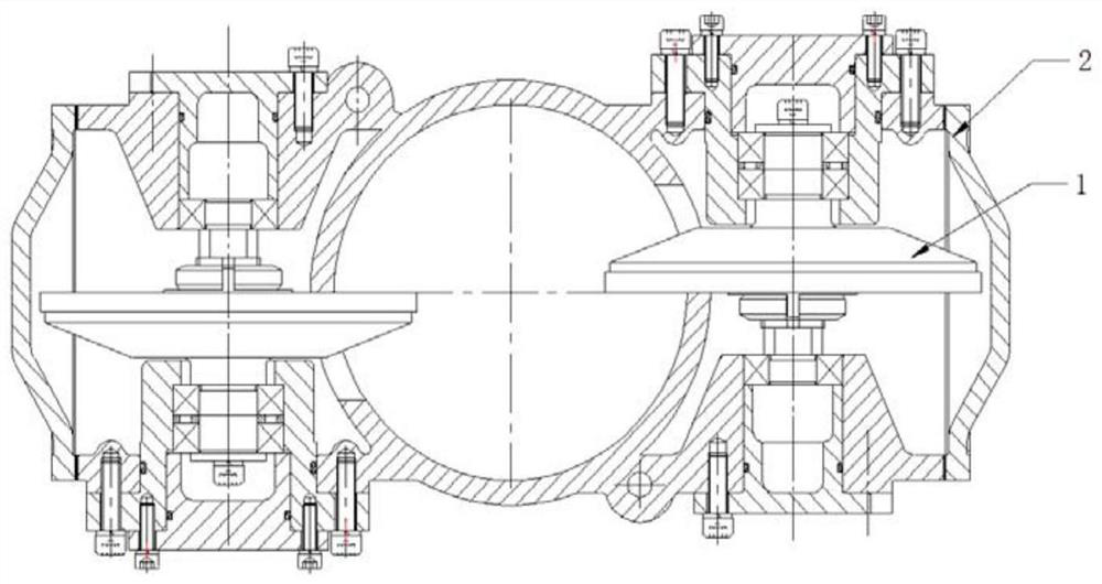 An anti-warping star wheel of a single-screw compressor and its manufacturing process and installation process