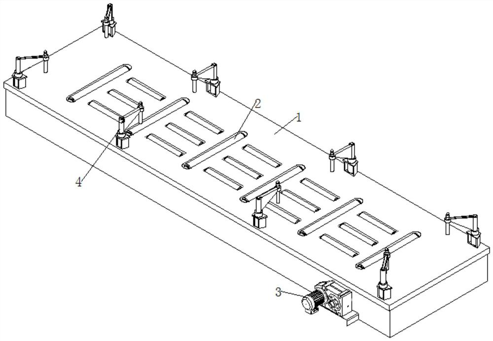 Dumper compartment side plate welding platform and welding method