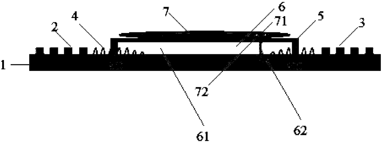 Surface acoustic wave microfluidic chip and method for forming acoustic focal region with micrometer size